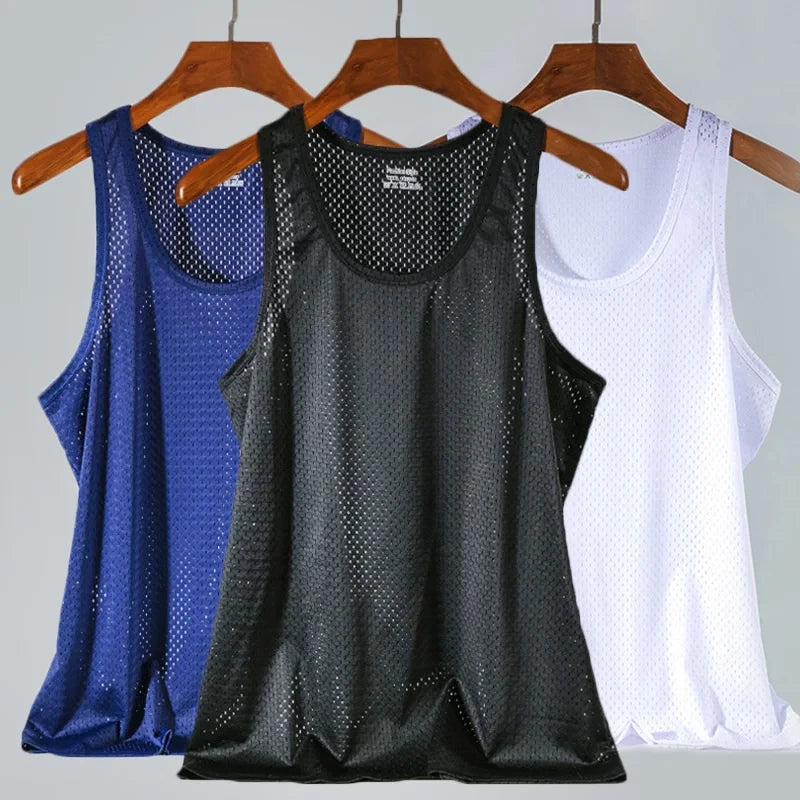 Mesh Ice Silk Tank