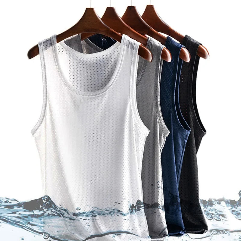 Mesh Ice Silk Tank