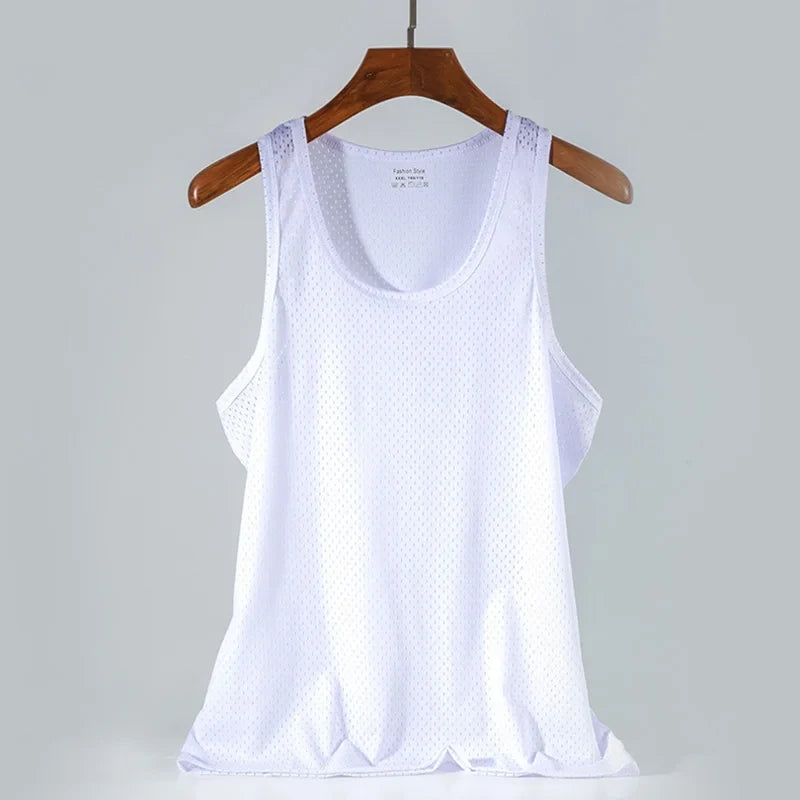 Mesh Ice Silk Tank