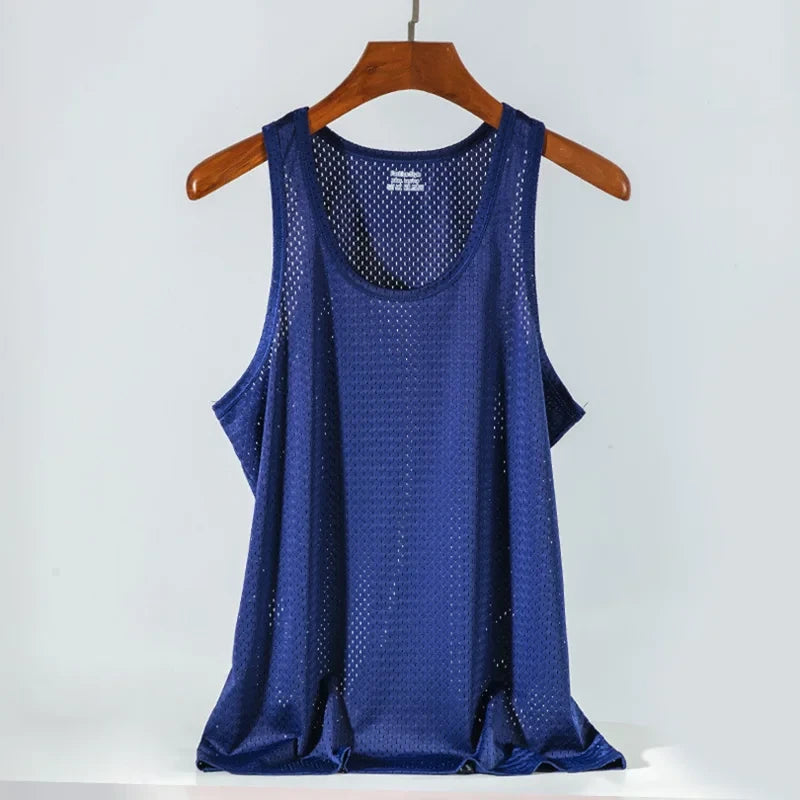 Mesh Ice Silk Tank