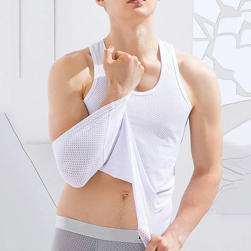Mesh Ice Silk Tank